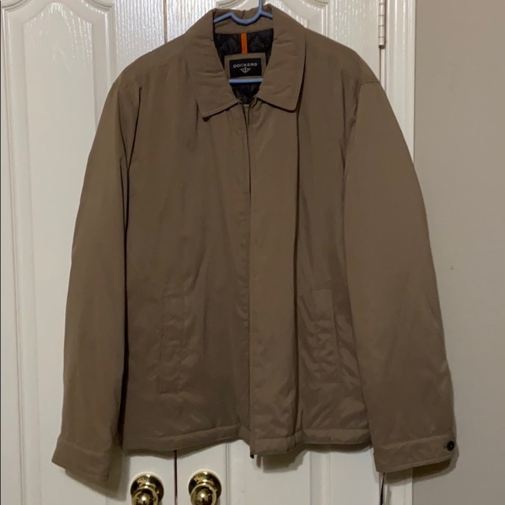 Dockers Mens Jacket Tan Size XXL Tan New with Tags